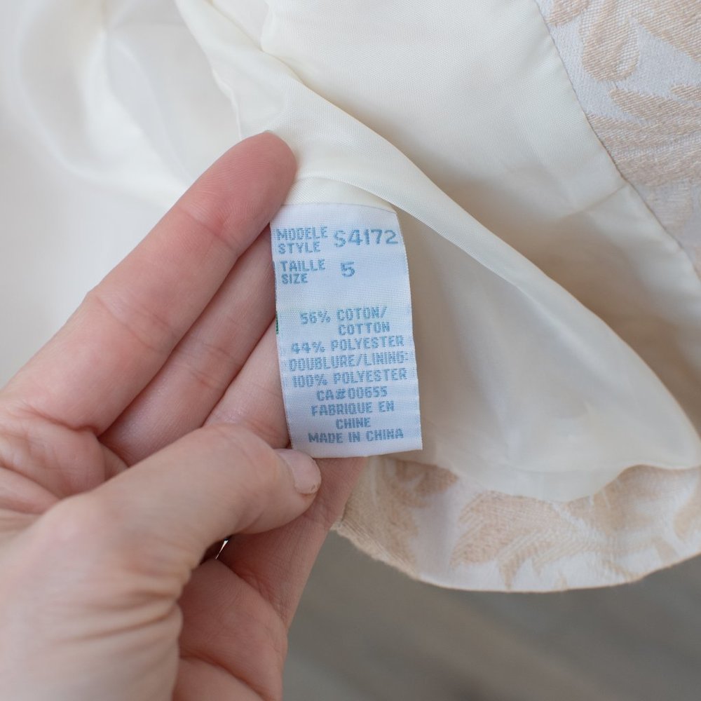 Cream Jacket / Blazer Small - Picture 10 of 12